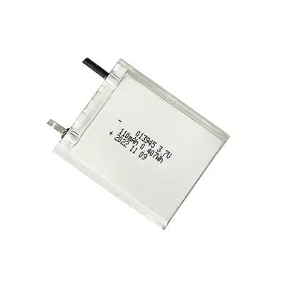 013945 110mAh 3.7V Ultra-thin Lithium Polymer Battery Customization