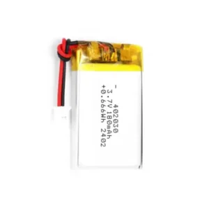 402030 180mAh 3.7V Lithium Polymer Battery Customization