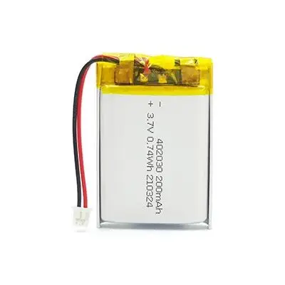 402030 200mAh 3.7V Lithium Polymer Battery Customization