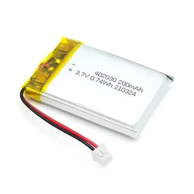 402030 200mAh 3.7V Lithium Polymer Battery Customization - Image 4