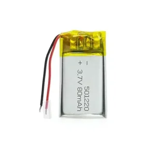 501220 80mAh 3.7V Lithium Polymer Battery Customization