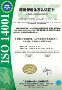 irayenergy-certificate-ISO 14001