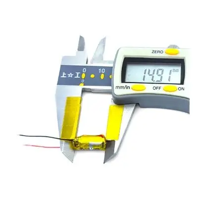 07120 45mAh 3.7V Pouch cylindrical Battery Customization - Image 3