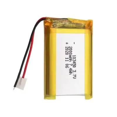103450 2000mAh 3.7V Lithium Polymer Battery Customization