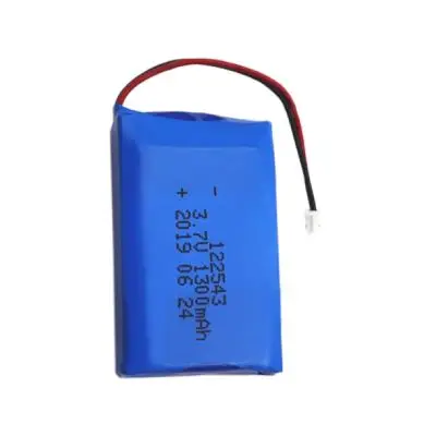 122543 1300mAh 3.7V Lithium Polymer Battery Customization