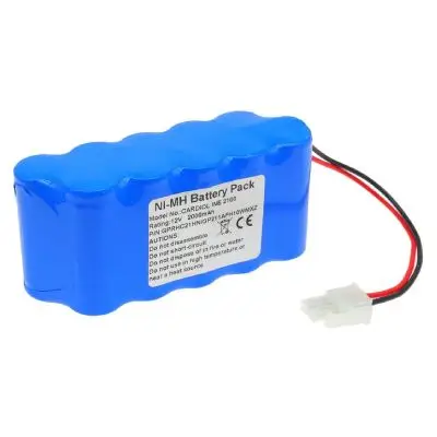 12V 2100mAh NI-MH Battery Pack For Cardioline 2100 View ECG