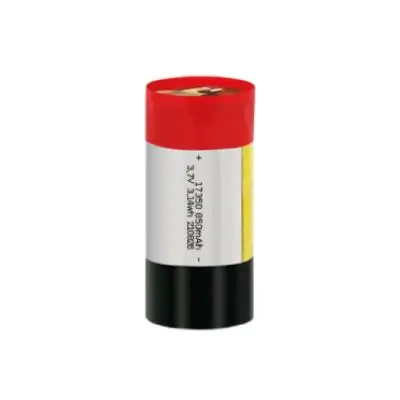 17350 850mAh 3.7V Pouch cylindrical Battery Customization