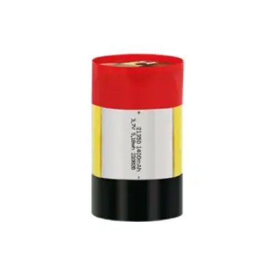 21350 1400mAh 3.7V Pouch cylindrical Battery Customization