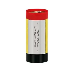 23600 3000mAh 3.7V Pouch cylindrical Battery Customization