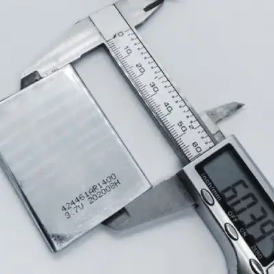 424461 1400mAh 3.7V Prismatic Aluminum-Case Battery Customization - Image 2