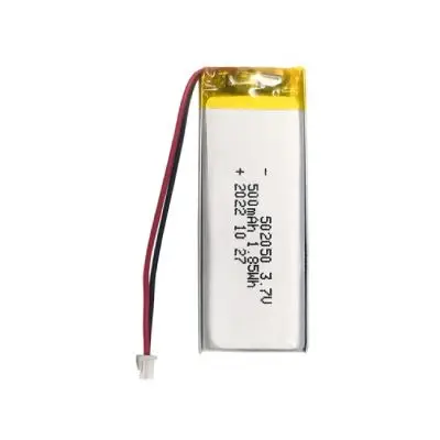 502050 500mAh 3.7V Lithium Polymer Battery Customization