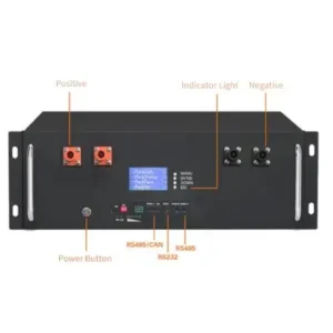 51.2V 100Ah Lithium Battery Pack Rack-Mount Energy Storage UPS Emergency Power Customization