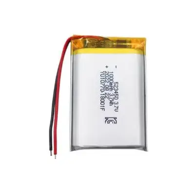 523450 1000mAh 3.7V Lithium Polymer Battery Customization