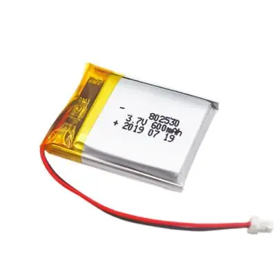 802530 600mAh 3.7V Lithium Polymer Battery Customization - Image 2