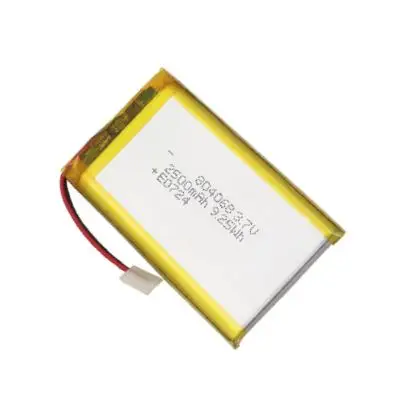 804068 2500mAh 3.7V Lithium Polymer Battery Customization - Image 2