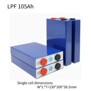 3.2V 105Ah LiFePO4 3C Lithium Prismatic Iron Battery Customization