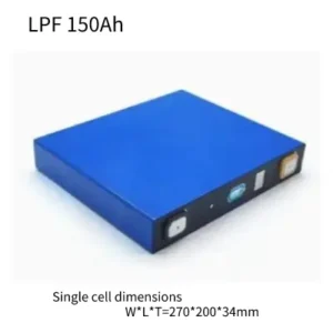 3.2V 150Ah LiFePO4 Lithium Prismatic Iron Battery Customization