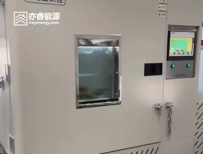high-temperature positive–negative terminal short-circuit test
