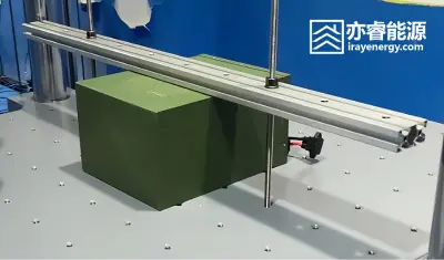 Battery acceleration (mechanical) shock test