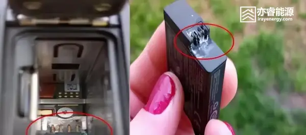 Battery Pack Connector Plug Corroded by Electrolyte