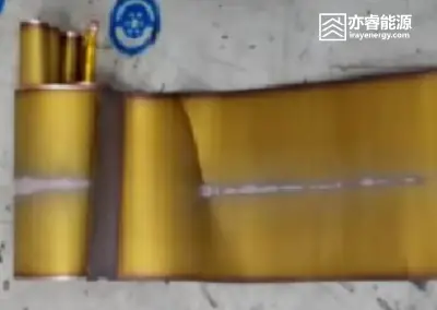 Lithium deposition caused by poor wetting in the electrode center diagram