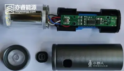 Little Wildman Flashlight Internal Structure View 1